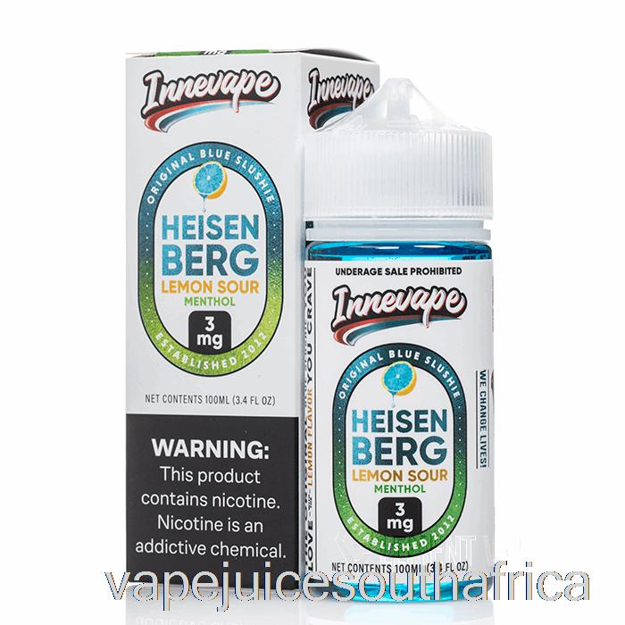 Vape Pods Heisenberg Lemon Sour Menthol - Innevape - 100Ml 3Mg